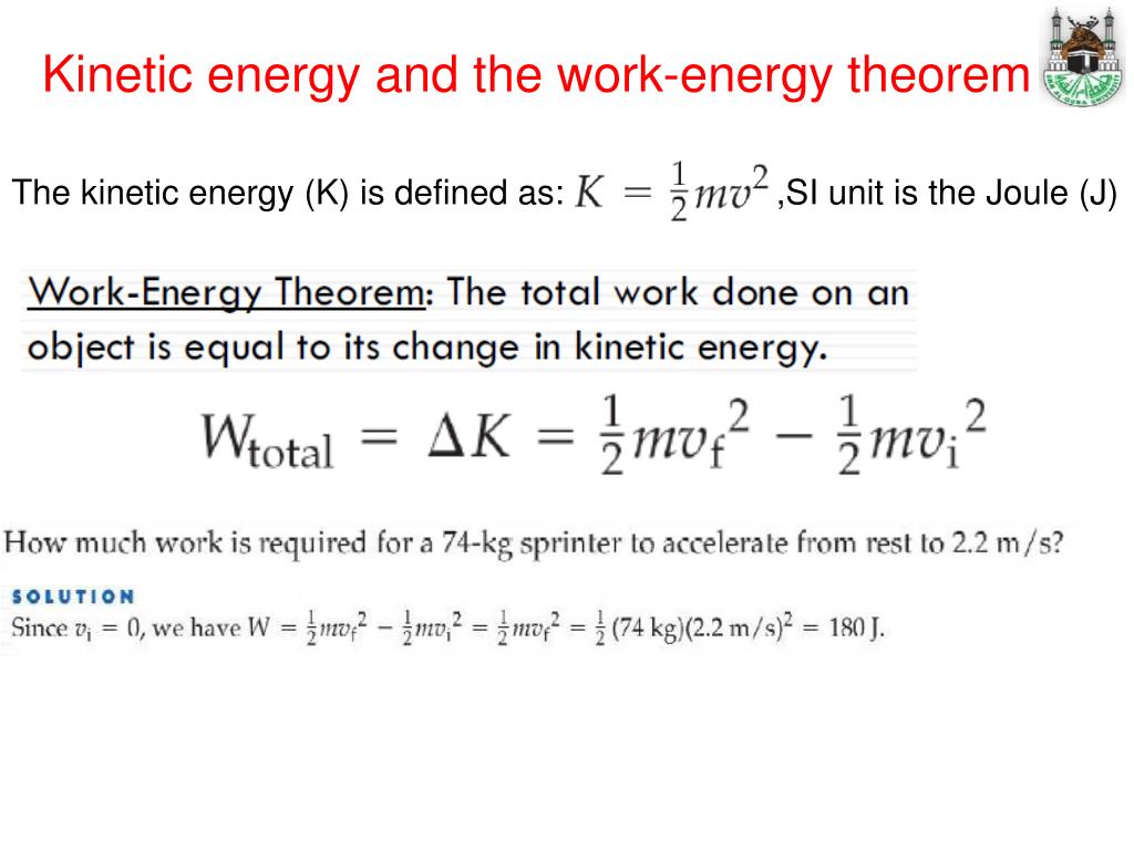 PPT Chapter 7 Work and energy PowerPoint Presentation, free