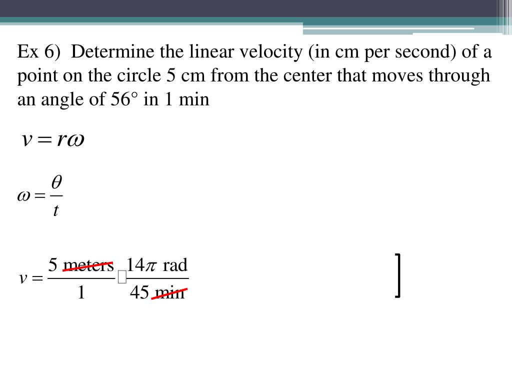 PPT 3.3 Angular & Linear Velocity PowerPoint Presentation, free