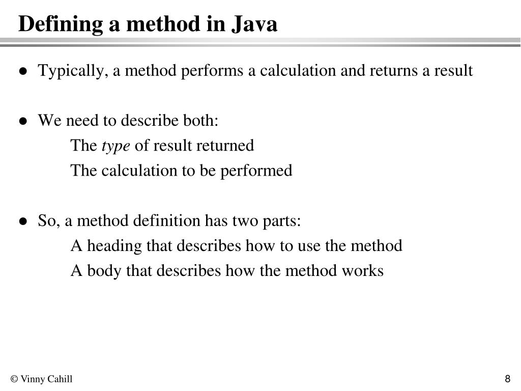 PPT Classes in Java PowerPoint Presentation, free download ID4996496