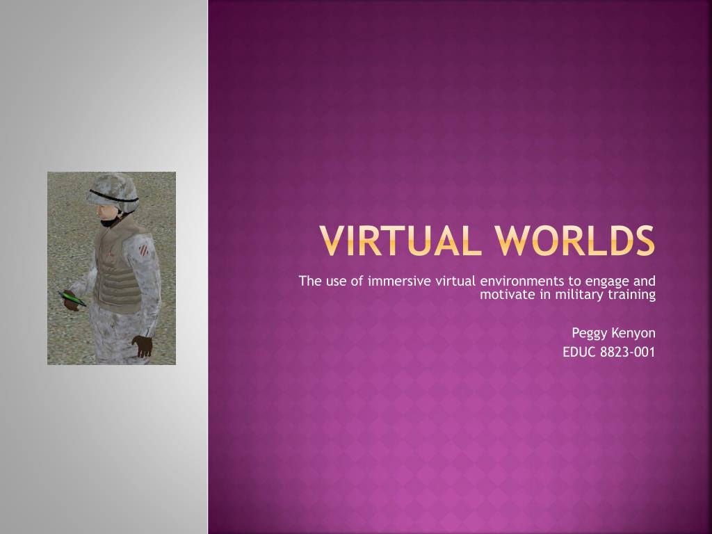 PPT Virtual Worlds PowerPoint Presentation, free download ID5000543