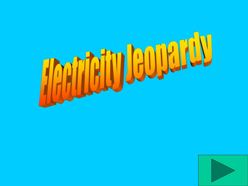 PPT Electricity Jeopardy PowerPoint Presentation, free download ID