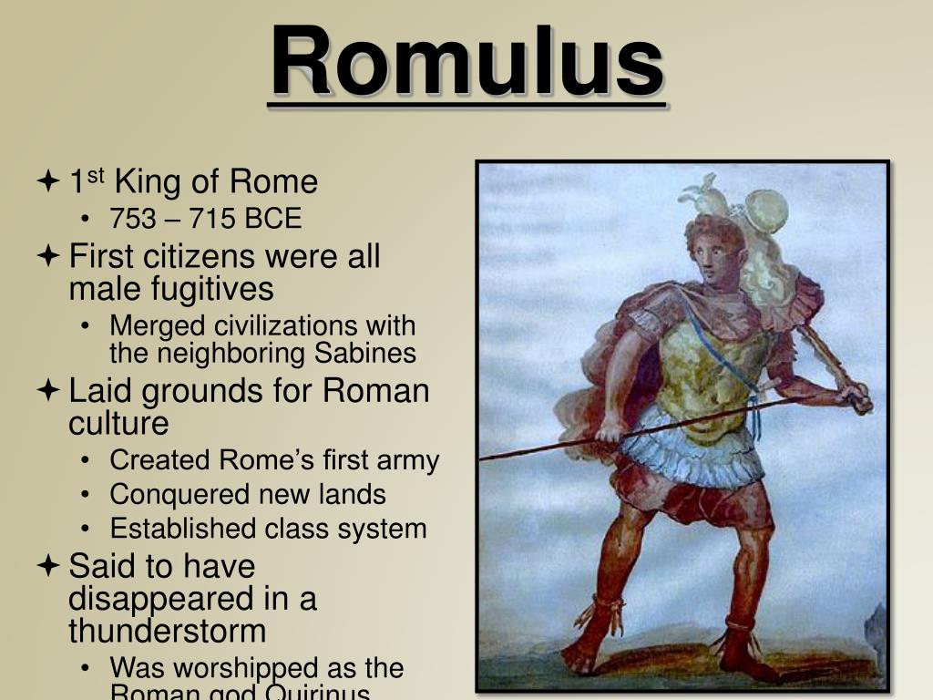 PPT The 7 Kings of Rome PowerPoint Presentation, free download ID5004472