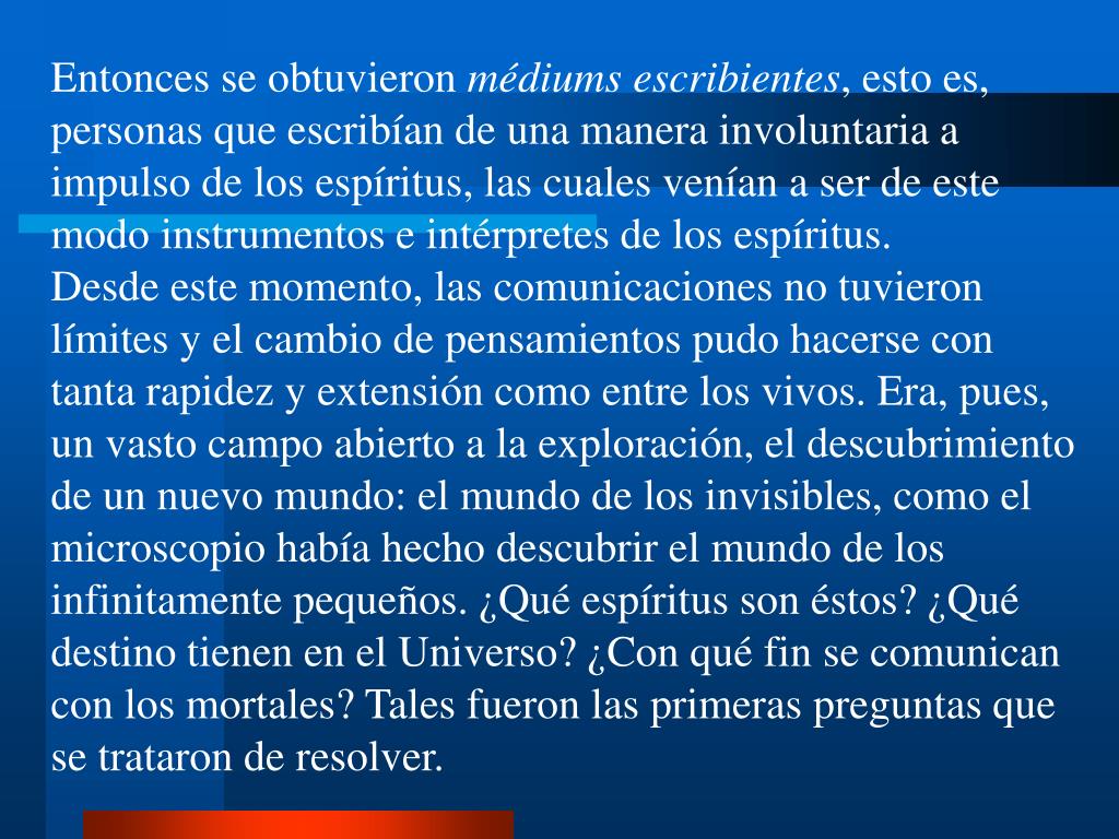 PPT Doctrina Espírita ¿Qué es el Espiritismo? PowerPoint
