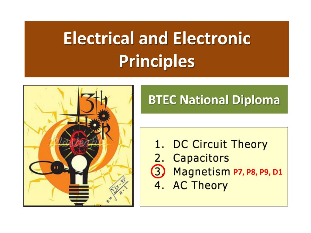 PPT Electrical and Electronic Principles PowerPoint Presentation