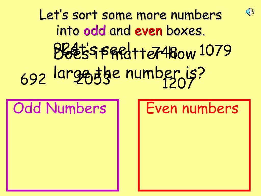 PPT Odd or Even ? PowerPoint Presentation, free download ID5005234