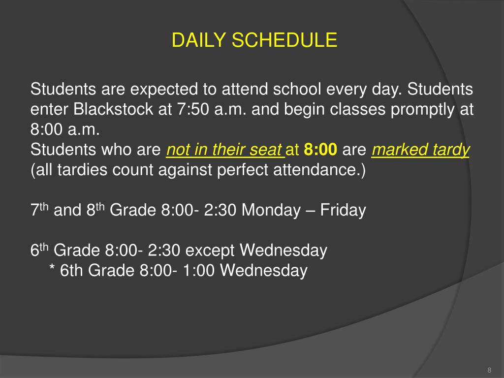 PPT Charles F. Blackstock Junior High School PowerPoint Presentation