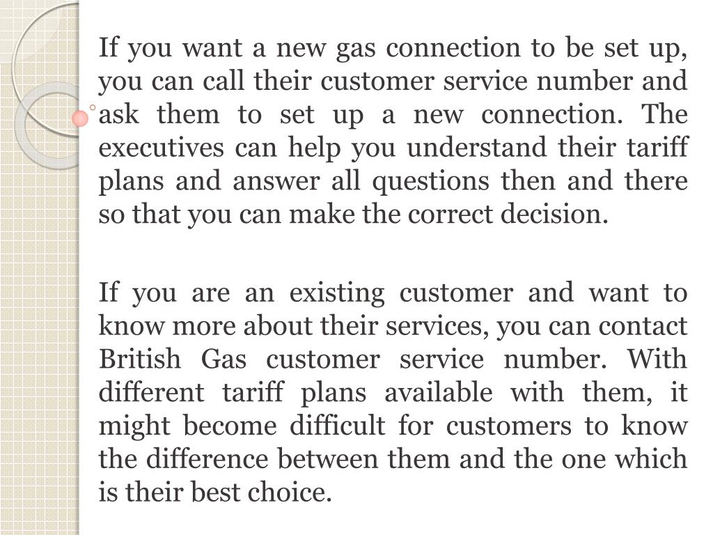 PPT Get Instant Help With British Gas Customer Service PowerPoint
