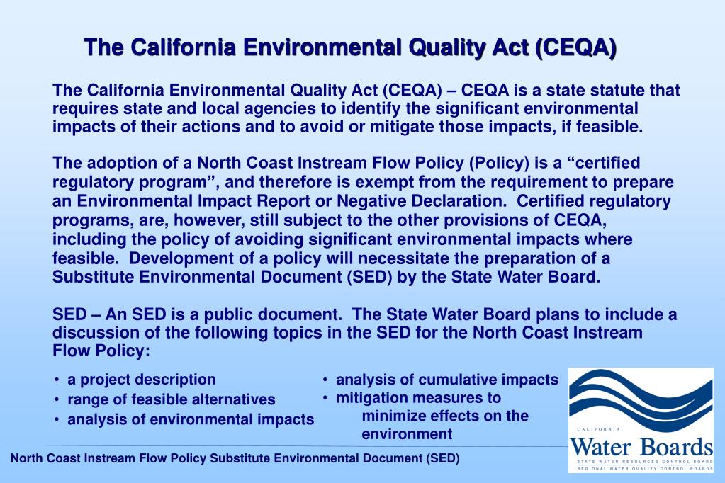 PPT to the Public Scoping Meeting for the North Coast