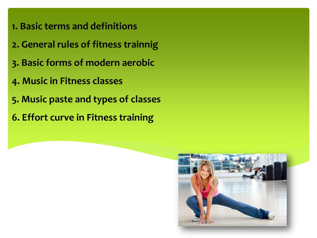 PPT Theoretical basis of fitness training PowerPoint Presentation