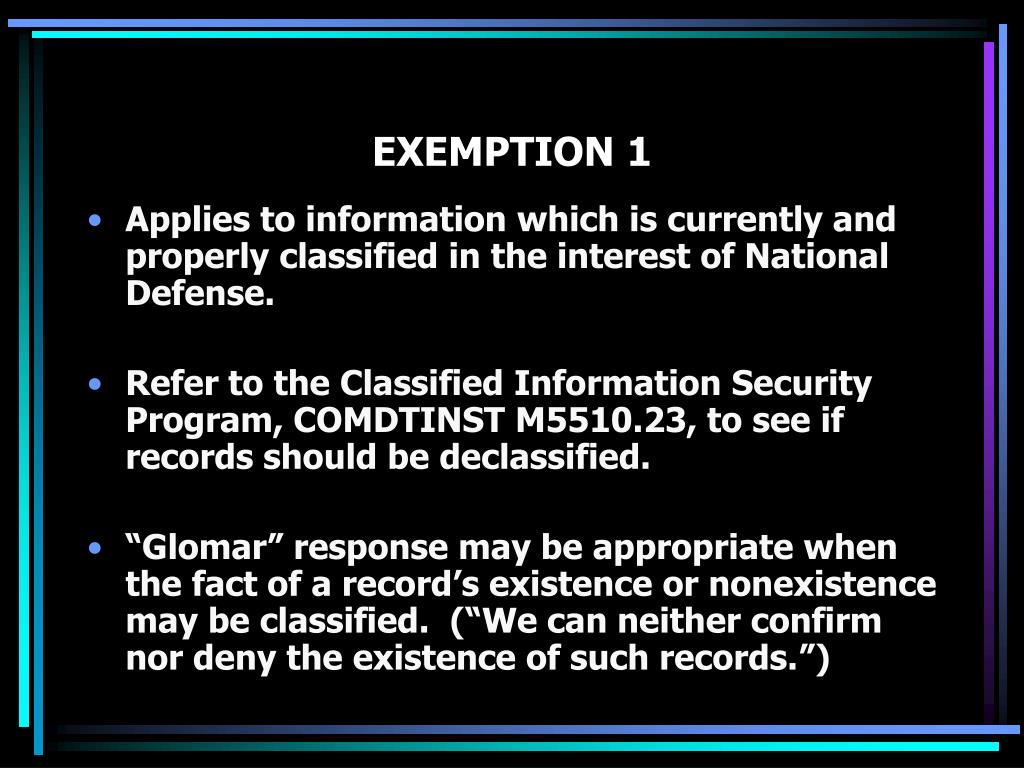 PPT FREEDOM OF INFORMATION ACT (FOIA) GENERAL OVERVIEW PowerPoint
