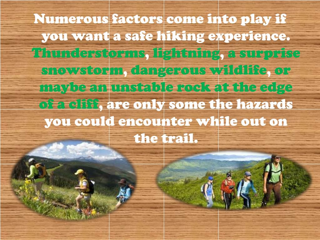 PPT HIKING SAFETY TIPS PowerPoint Presentation, free download ID