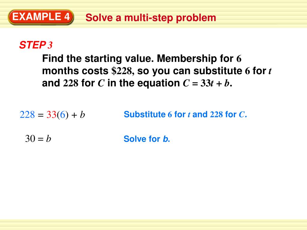 PPT - Solve a multi-step problem PowerPoint Presentation, free download
