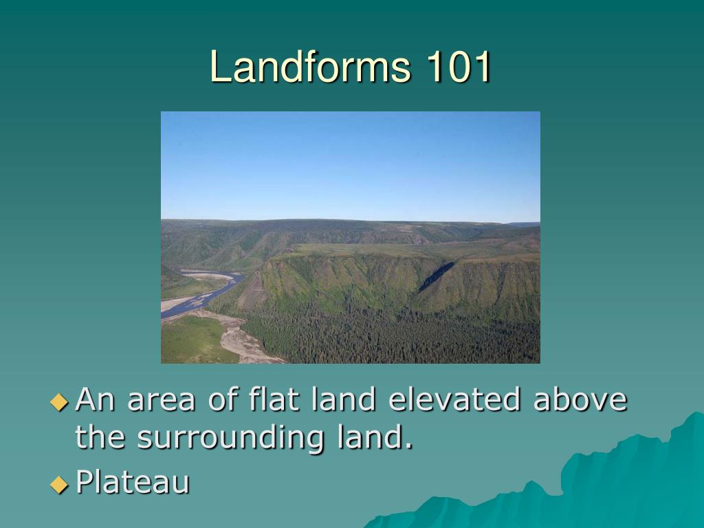 PPT Landforms 101 PowerPoint Presentation, free download ID5016277