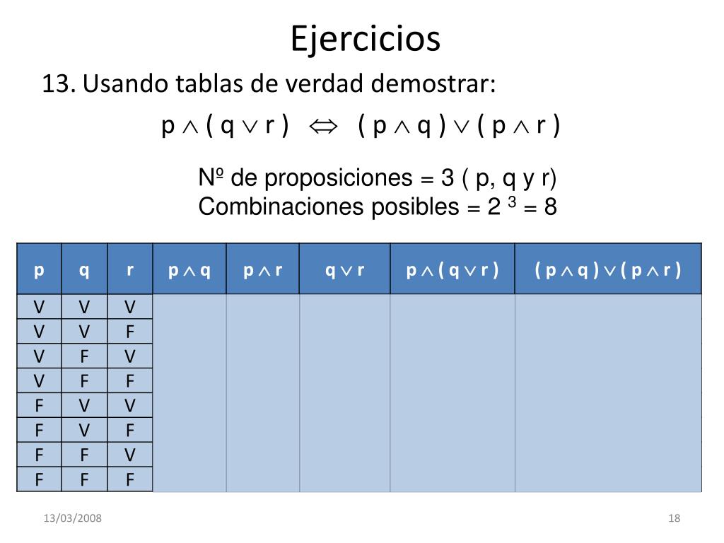 PPT Tablas de Verdad Álgebra PowerPoint Presentation, free download