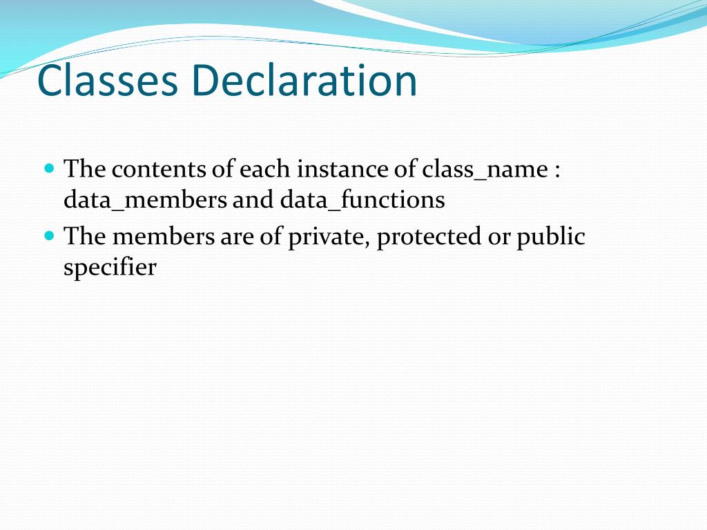 PPT to Classes and Objects PowerPoint Presentation, free