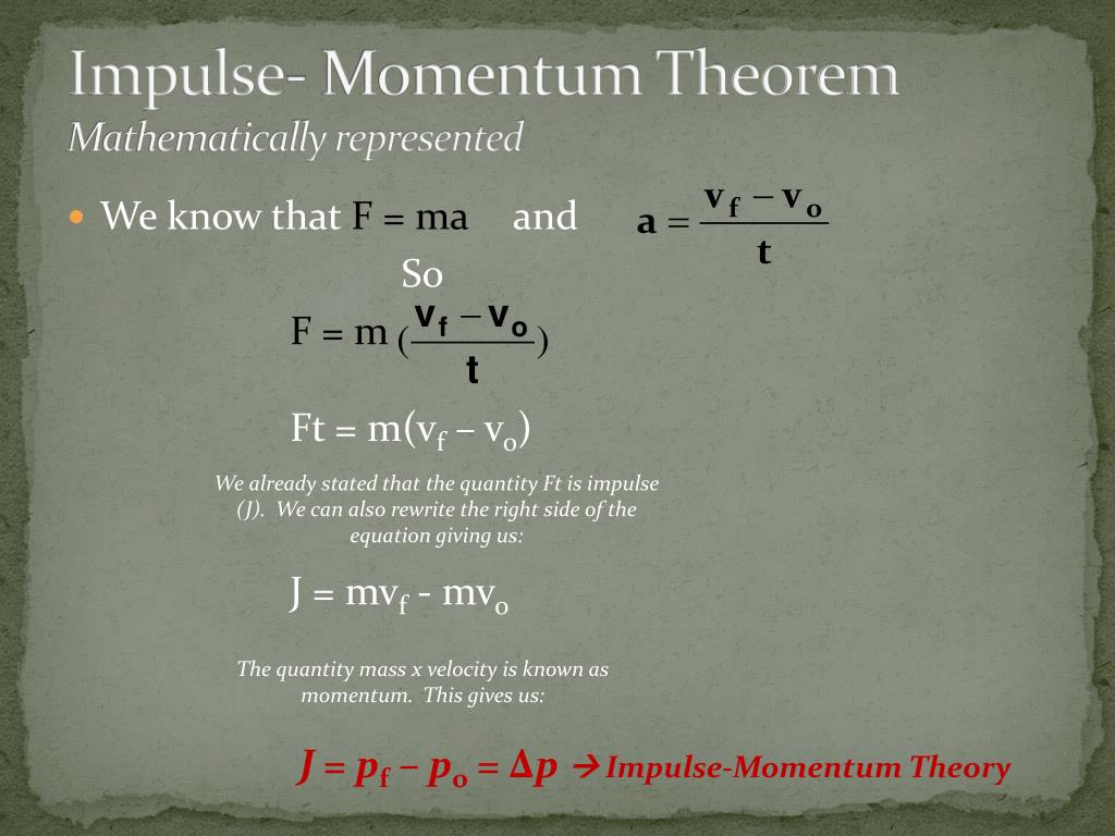PPT Impulse and Momentum Physics PowerPoint Presentation, free
