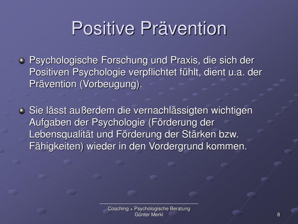 PPT Positive Psychologie PowerPoint Presentation, free