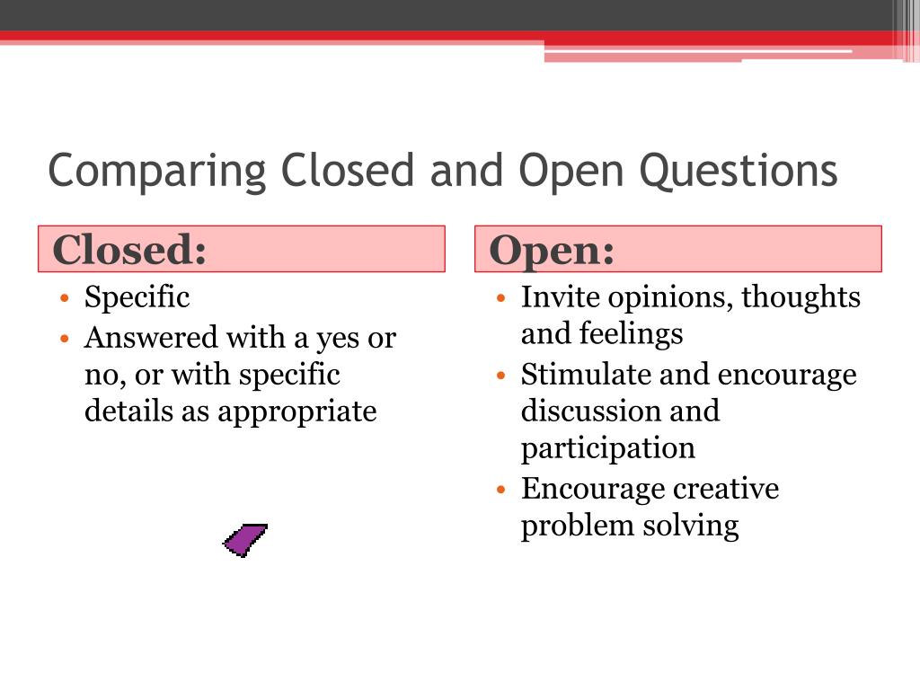 Open Or Closed Question at Rita Mcarthur blog