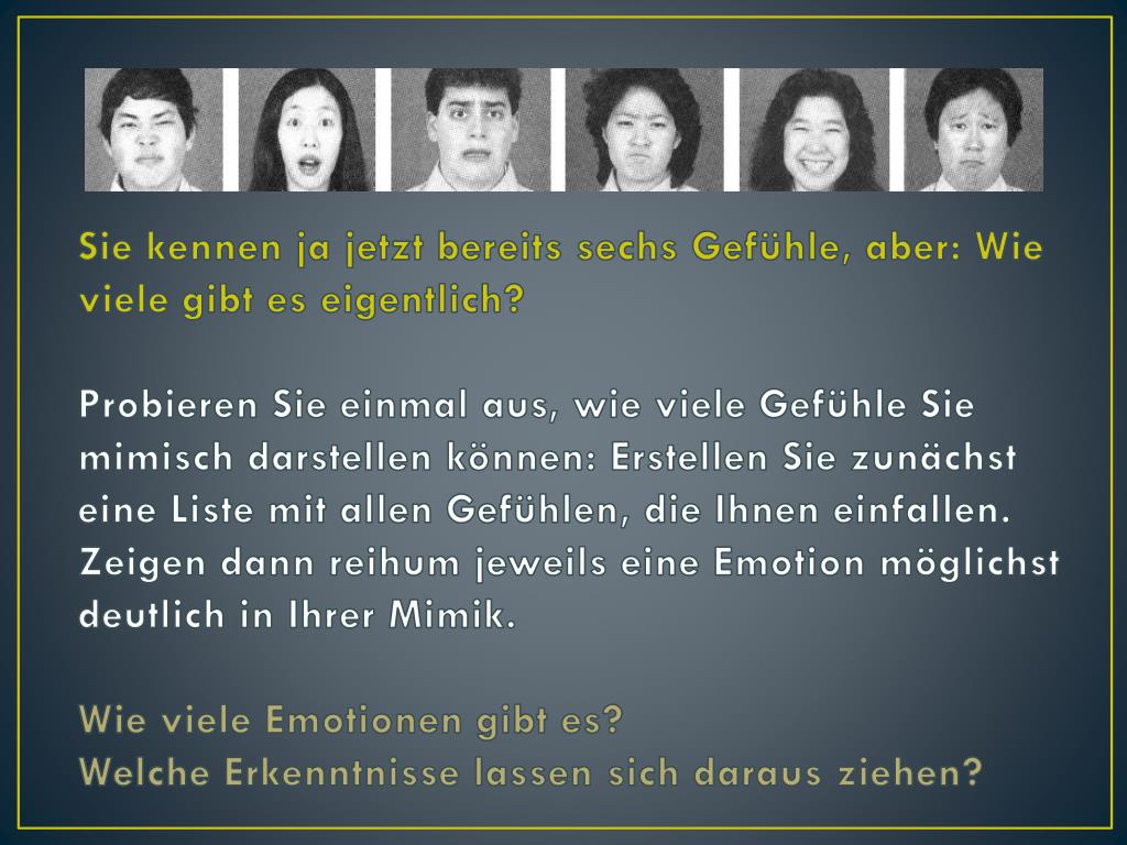 PPT Emotionspsychologie PowerPoint Presentation, free
