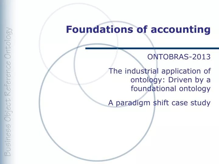 PPT Foundations of accounting PowerPoint Presentation, free download