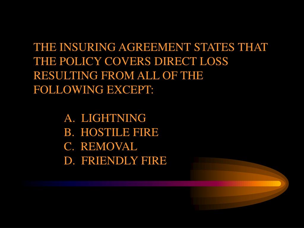 PPT Chapter 4 STANDARD FIRE POLICY PowerPoint Presentation, free