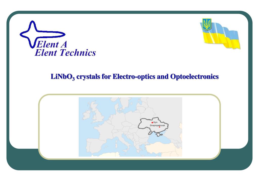 PPT LiNbO 3 crystals for Electrooptics and Optoelectronics
