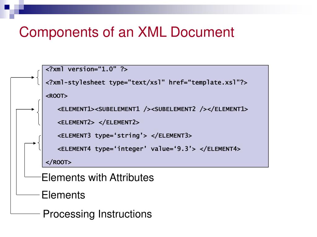 PPT XML PowerPoint Presentation, free download ID5048094