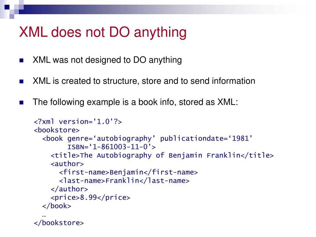 PPT XML PowerPoint Presentation, free download ID5048094