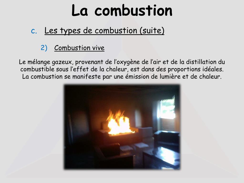 PPT La combustion PowerPoint Presentation, free download ID5052319