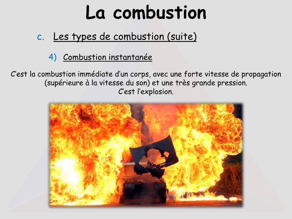PPT La combustion PowerPoint Presentation, free download ID5052319