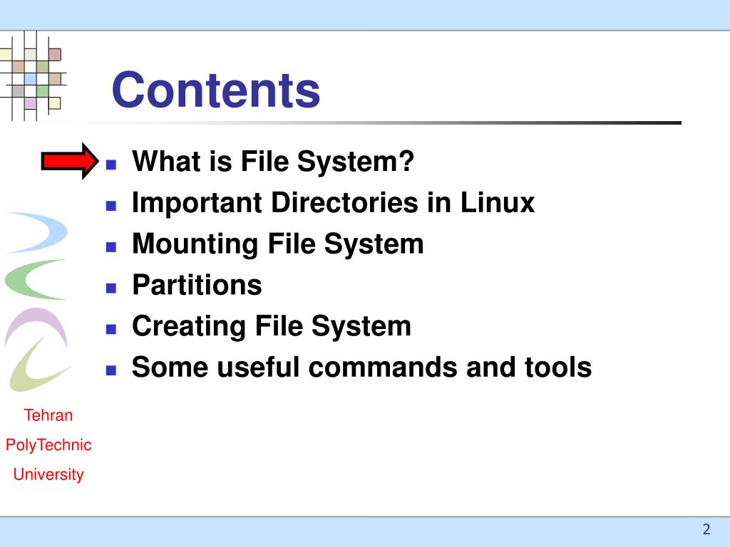PPT Linux File System PowerPoint Presentation, free download ID5056673