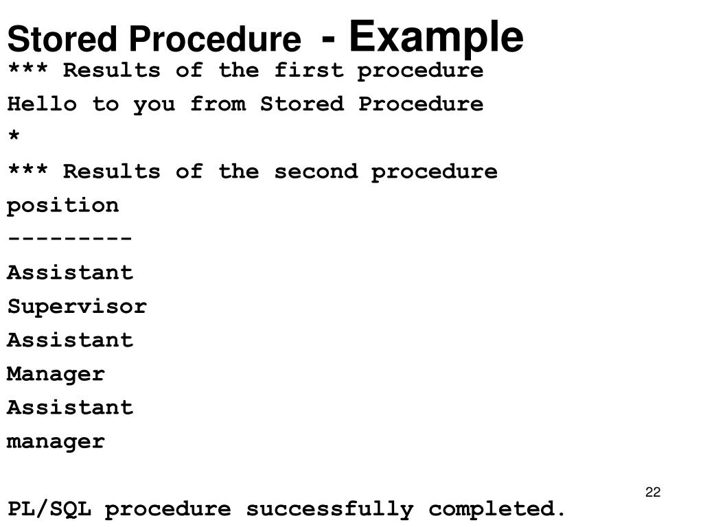 PPT Oracle stored procedures functions PowerPoint Presentation, free