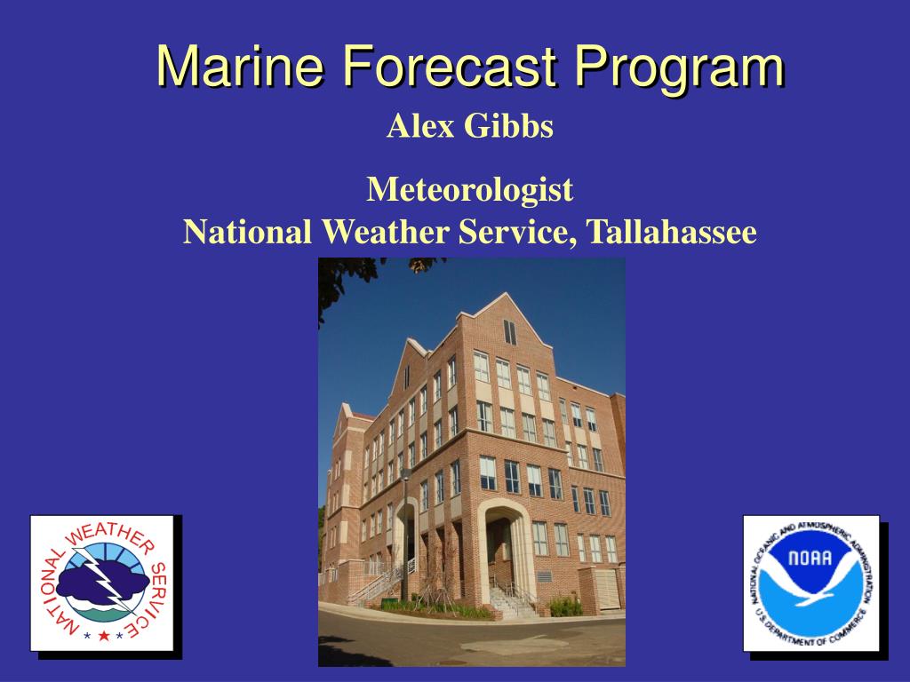 PPT Marine Forecast Program PowerPoint Presentation, free download