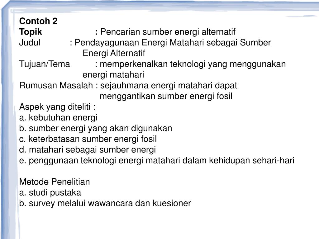 Contoh Kerangka Karangan Dan Karangannya Tentang Banjir