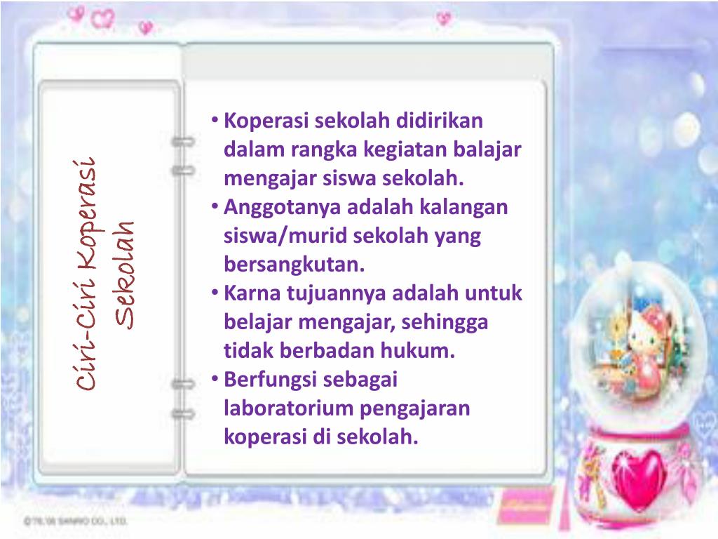 Ciri Ciri Koperasi Sekolah Yang Baik Spm Ini Cirinya
