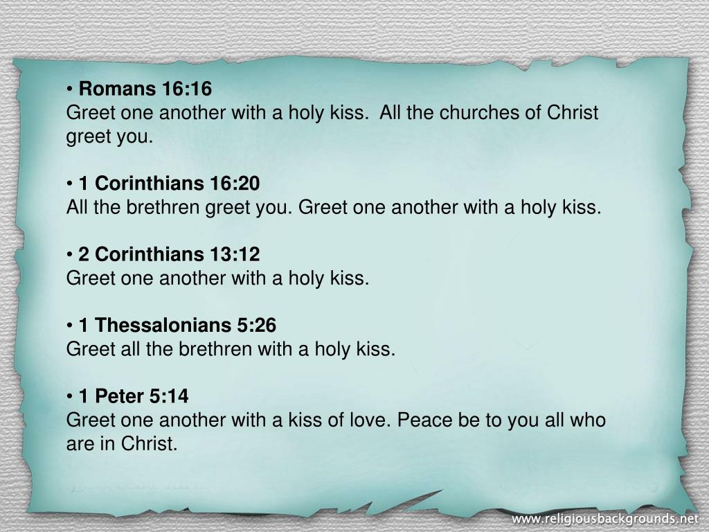 PPT KISSES of the BIBLE PowerPoint Presentation, free download ID
