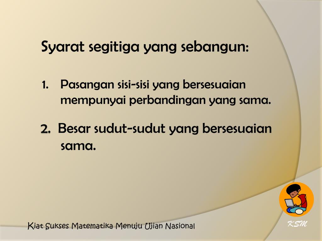 PPT SEGITIGA SEBANGUN PowerPoint Presentation, free download ID5074324