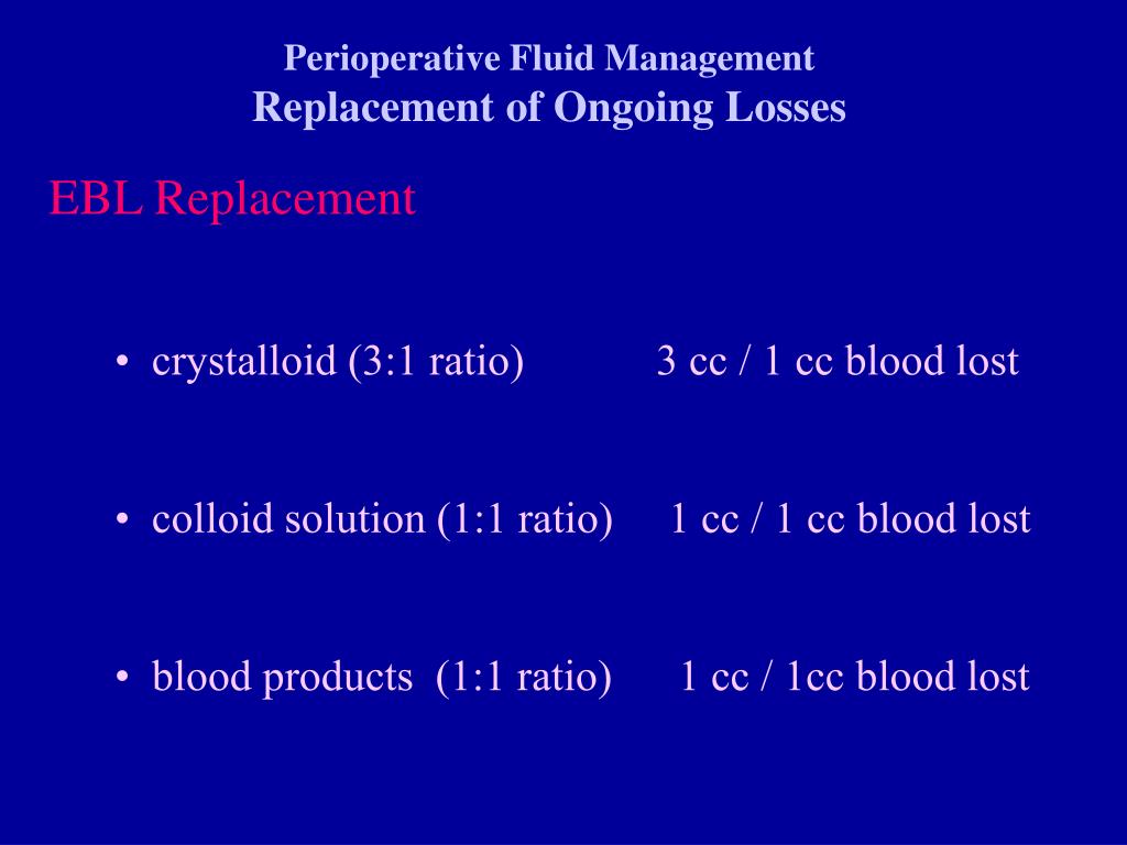 PPT Pediatric Fluid Management and Blood Product Therapy PowerPoint