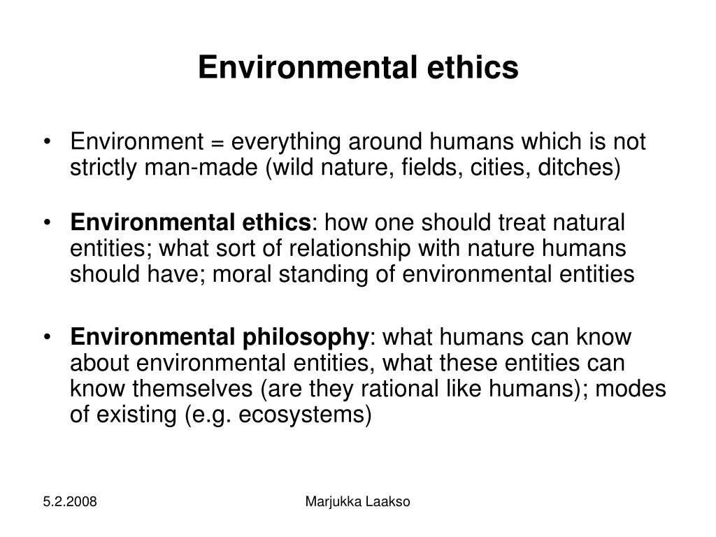PPT Environmental ethics PowerPoint Presentation, free download ID
