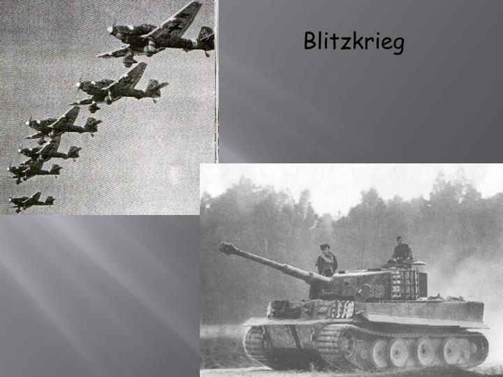 PPT German Military Tactics Blitzkrieg PowerPoint Presentation ID
