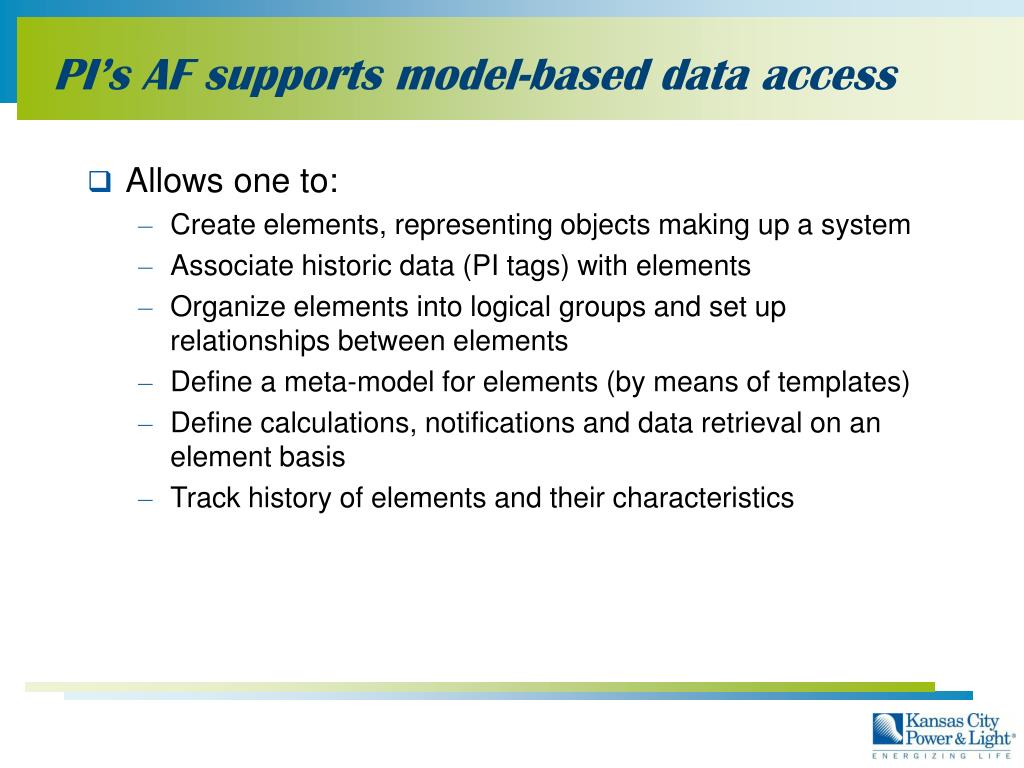 PPT - Using CIM and PI AF for Model-Driven Asset Management PowerPoint