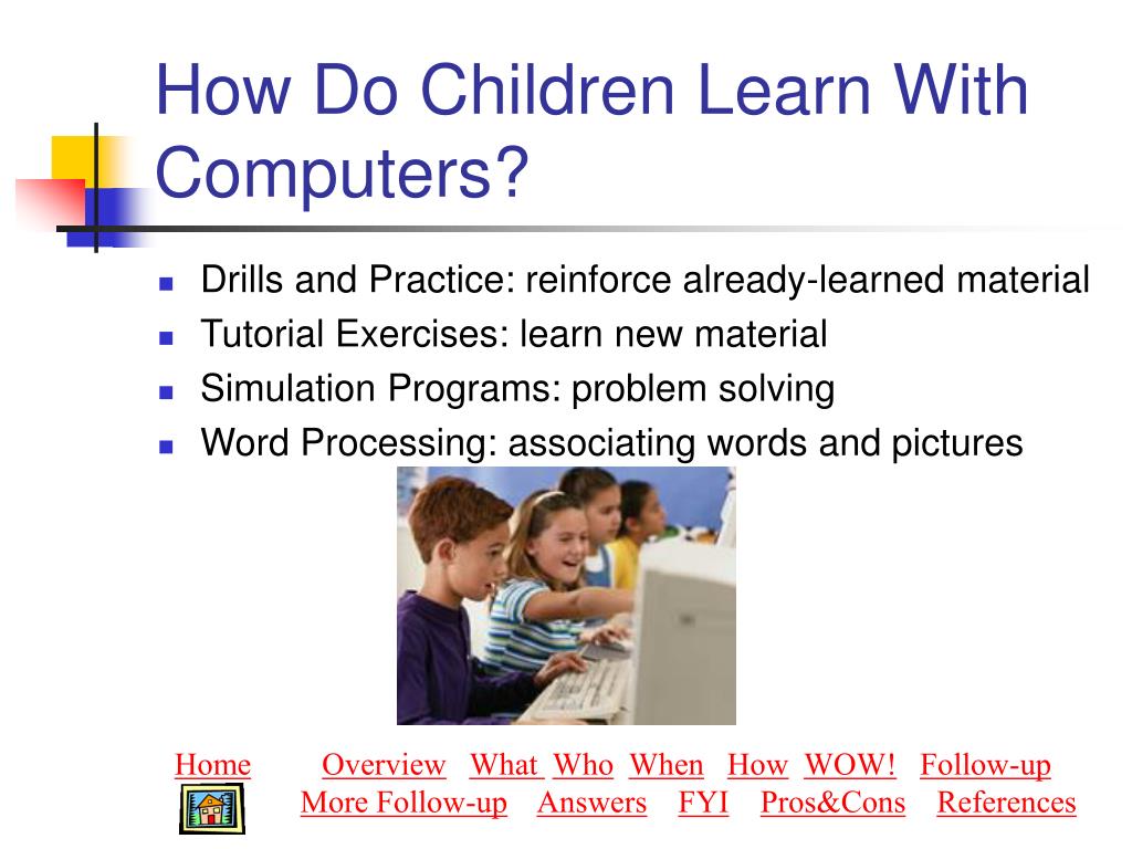 PPT Preschoolers and Computers PowerPoint Presentation, free download