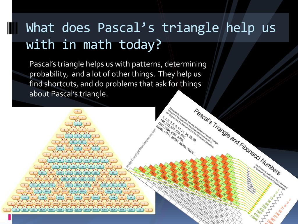 PPT Pascal’s Triangle PowerPoint Presentation, free download ID5089688