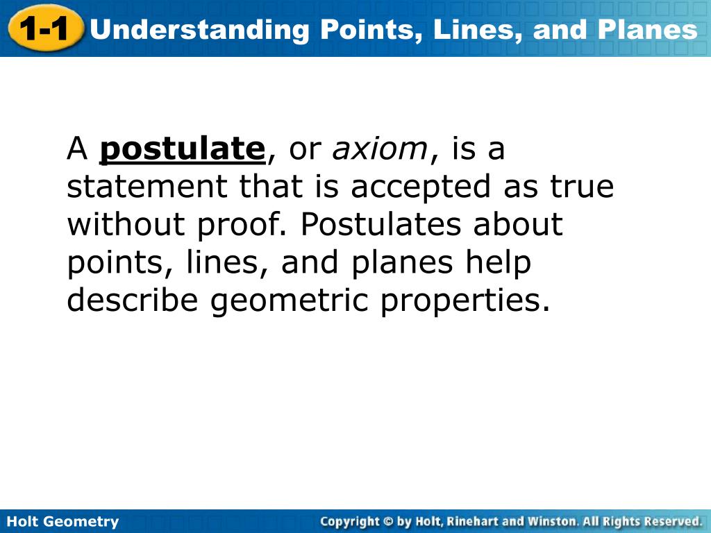 PPT undefined term point line plane collinear coplanar segment