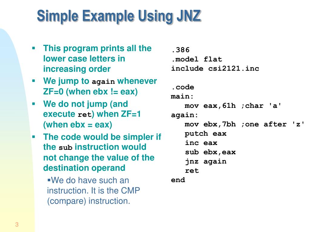 PPT Flow Control Instructions and Addressing Modes PowerPoint