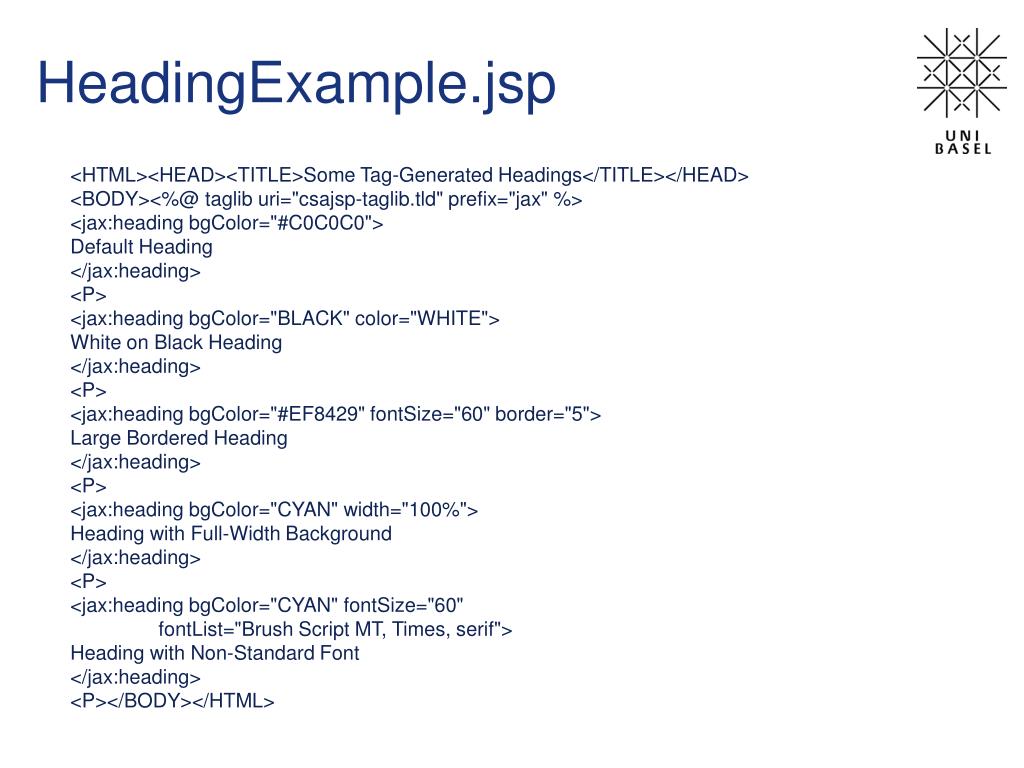 PPT Creating Custom JSP Tag Libraries PowerPoint Presentation, free