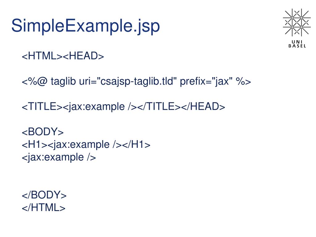 PPT Creating Custom JSP Tag Libraries PowerPoint Presentation, free