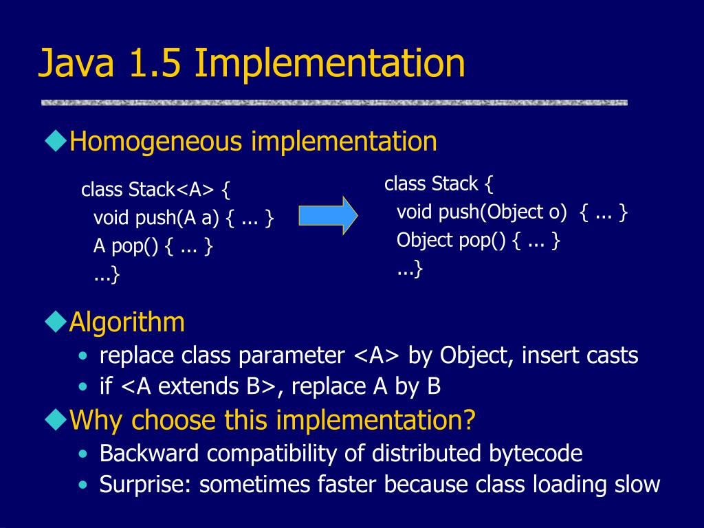 PPT The Java Language Implementation PowerPoint Presentation, free