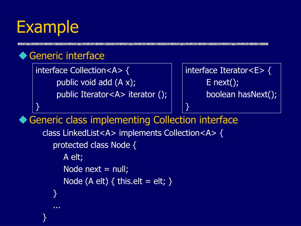 PPT Java Generic Programming PowerPoint Presentation, free download