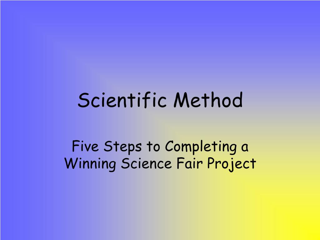 PPT Scientific Method PowerPoint Presentation, free download ID5099642